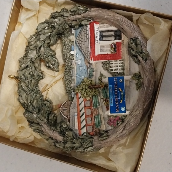 Hestia artisan Marblehead Harbor ornament NIB - Picture 1 of 2